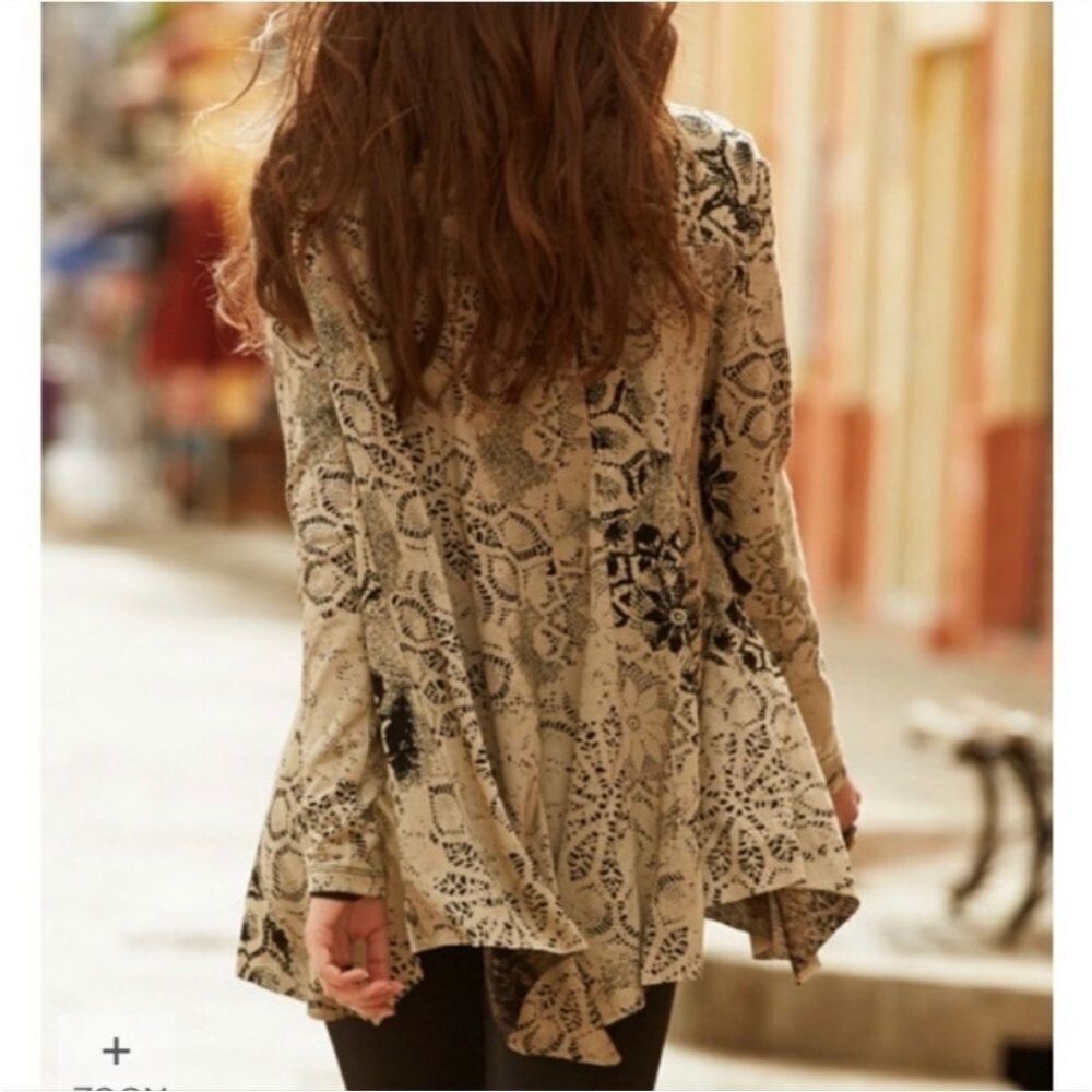 Peruvian Connection Tunic - Asymmetrical Medallio… - image 2